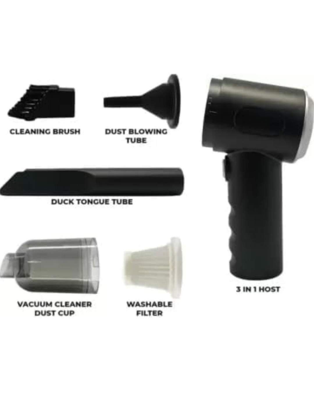 Mini Portable Vacuum Cleaner For Car, Home & Office