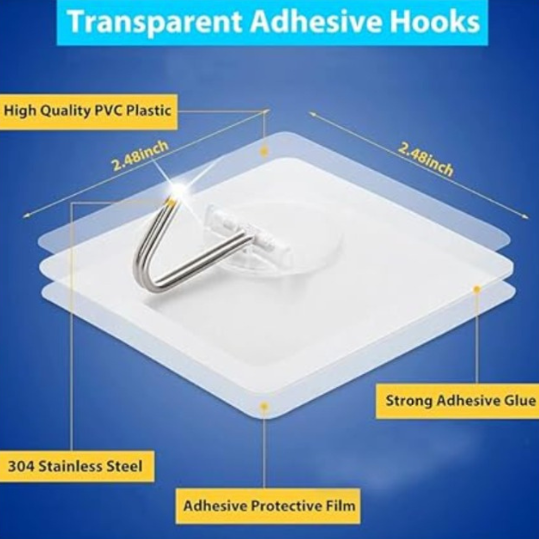 Heavy Duty Self Stick Wall Screws & Hooks