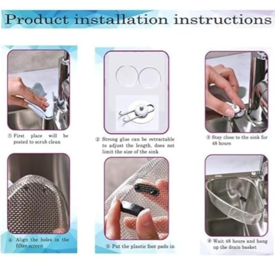 Kitchen Sink Strainer (Stainless Steel)