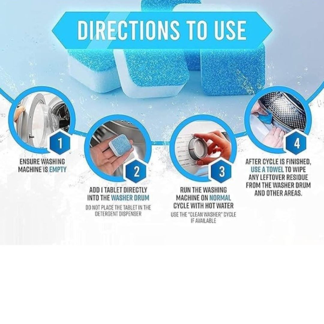 Washing Machine Cleaning Pods (Bumper Offer! Buy 6 Get 6 FREE!)