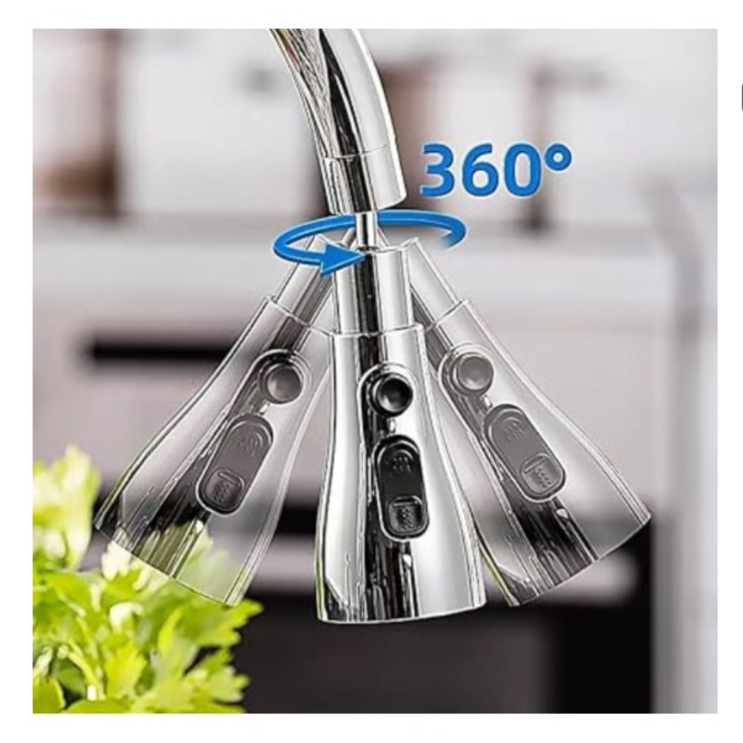 Sink Faucet Extender with 3 Modes