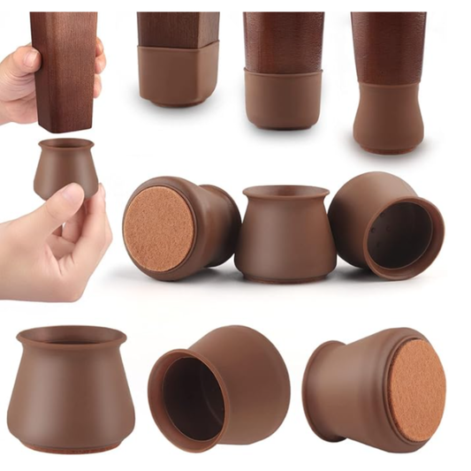 Silicone Chair Leg Protectors (8 Pieces)
