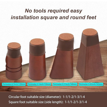 Silicone Chair Leg Protectors (8 Pieces)